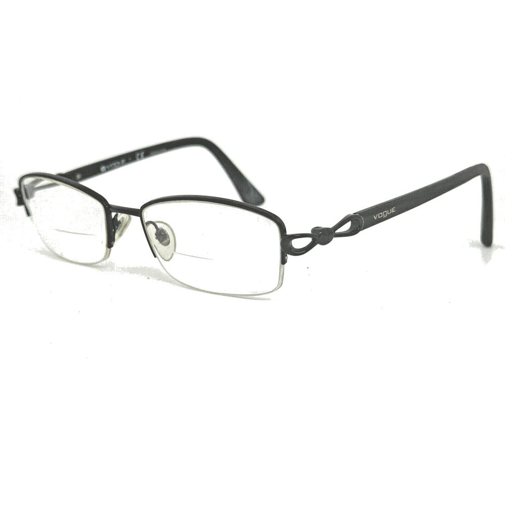 Vogue VO3824 352‎ Halfrim Black 51-17-135 Display Frame Only Eyeglasses H14645